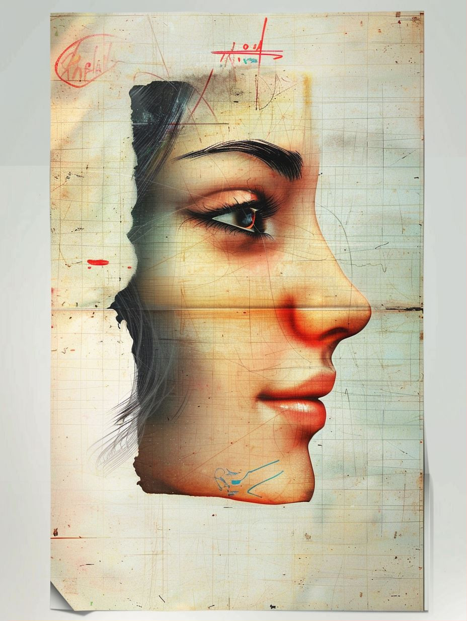 Fragmented Urban Portraiture Study - Image 1