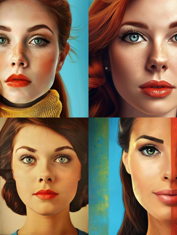 Radiant Visions of Feminine Beauty