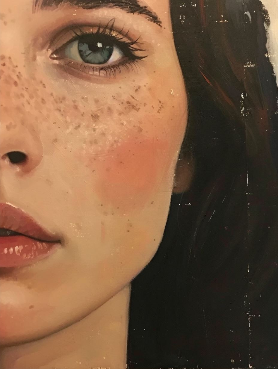 Fragmented Beauty: A Study of Freckles - Image 2