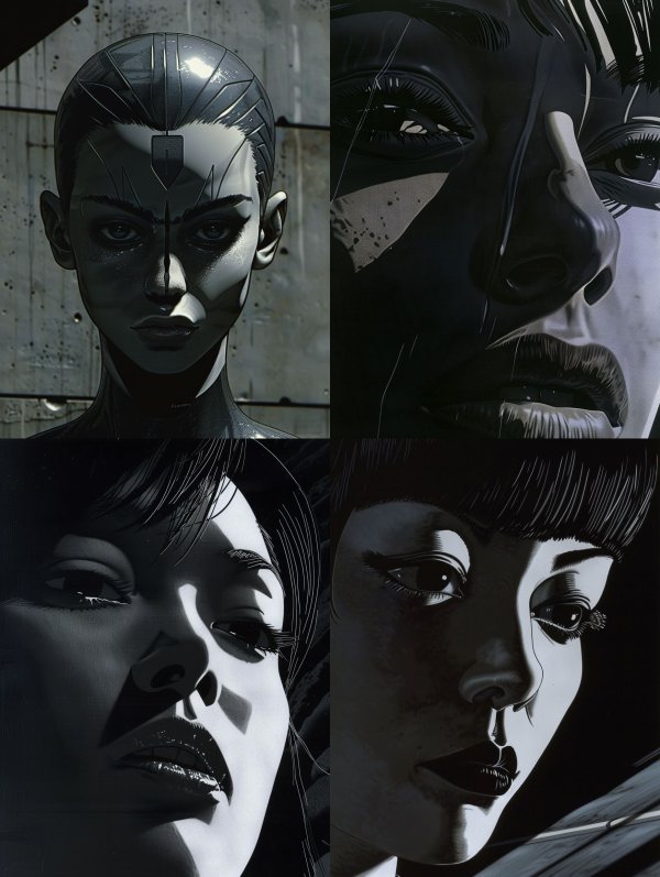 Noir Shadows of Digital Soul
