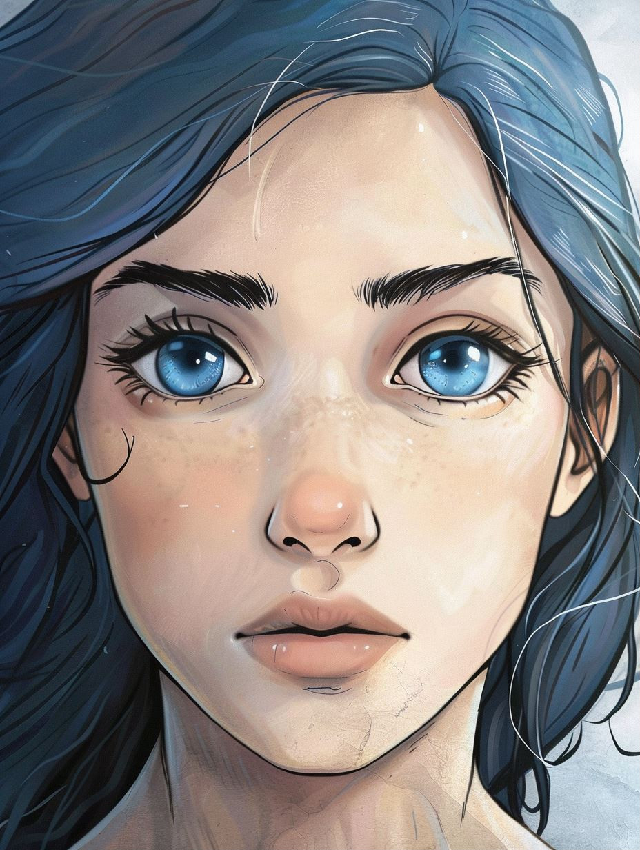 Digital Portrait Study Evolution - Image 1