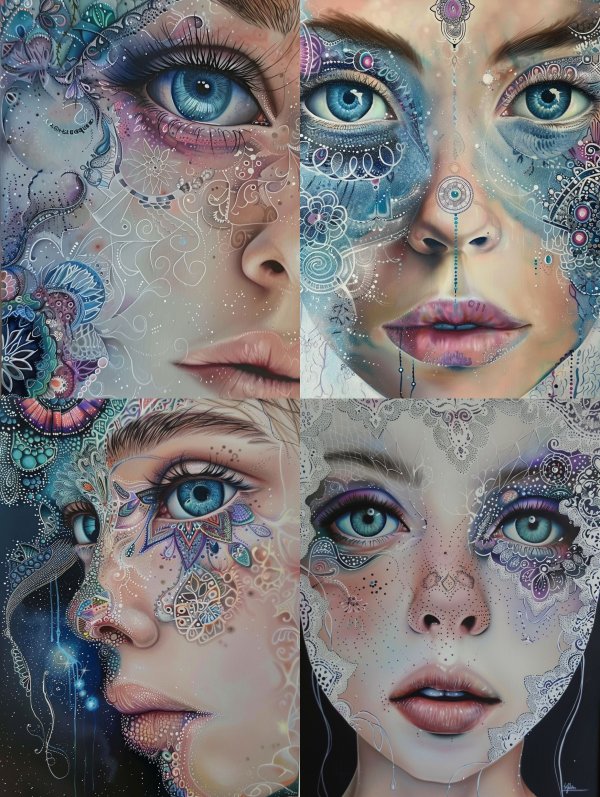 Ethereal Visions of Celestial Beauty