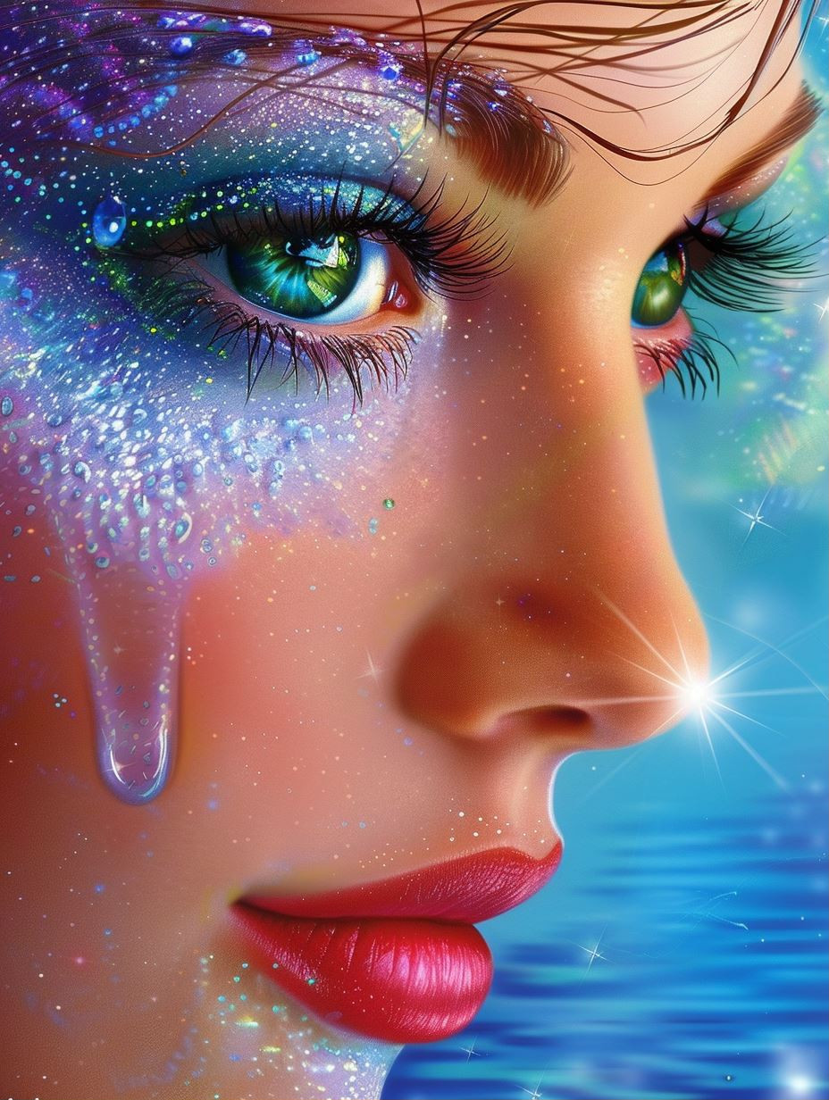 Ethereal Cosmic Portrait Series - Image 1