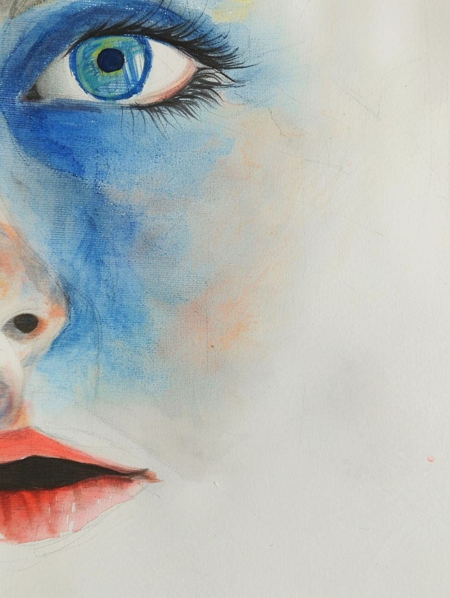 Azure Gazes: A Study of Blue Eyes - Image 1
