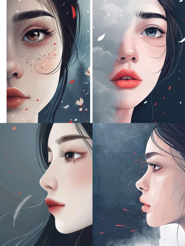 Ethereal Whispers of Digital Beauty