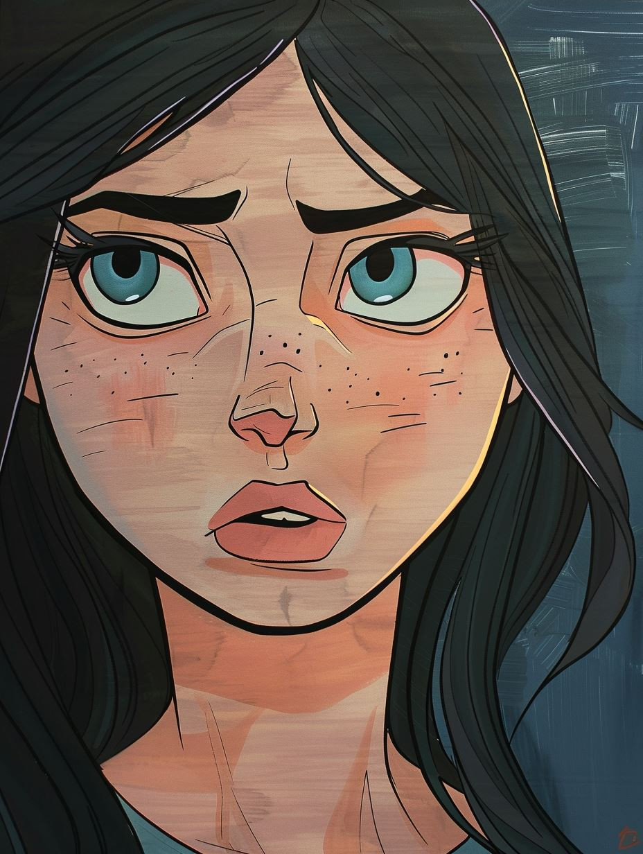 Emotional Portraits in Stylized Art - Image 3
