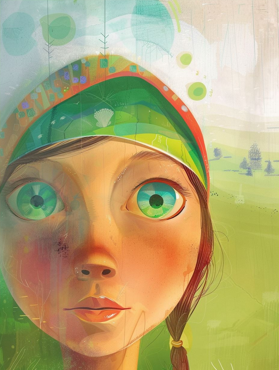 Ethereal Green Dream Portraits - Image 4