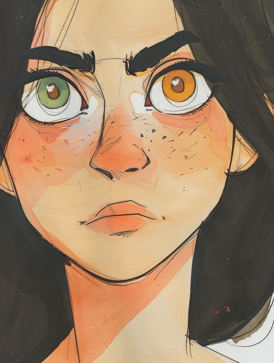 Abstract Watercolor Gaze - Image 3