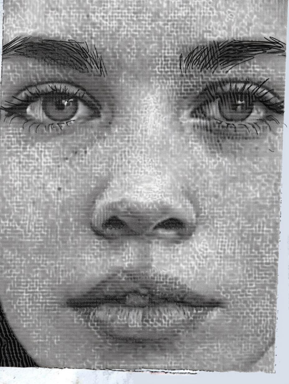 Raw Monochrome Portrait Study - Image 1