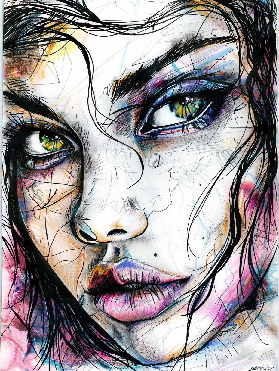 Fractured Soul Portrait 2 - Image 1