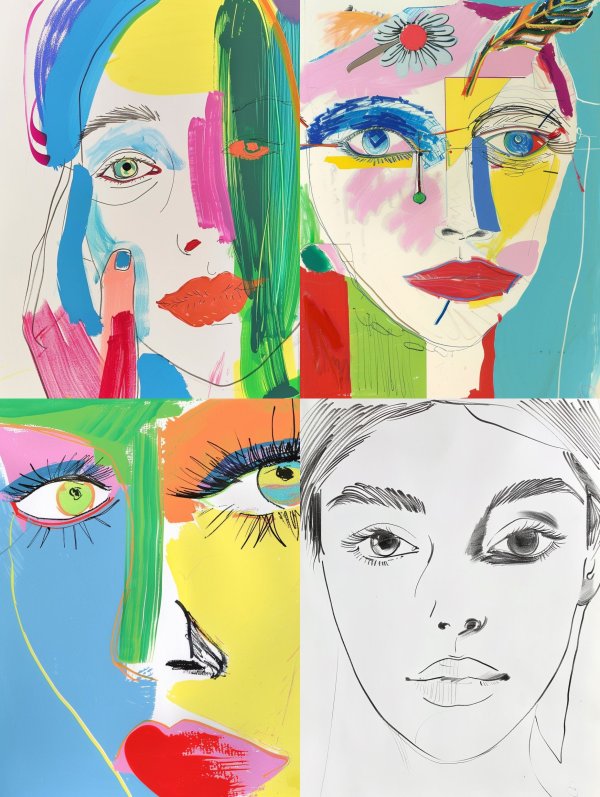 Prismatic Portraits: A Study in Color