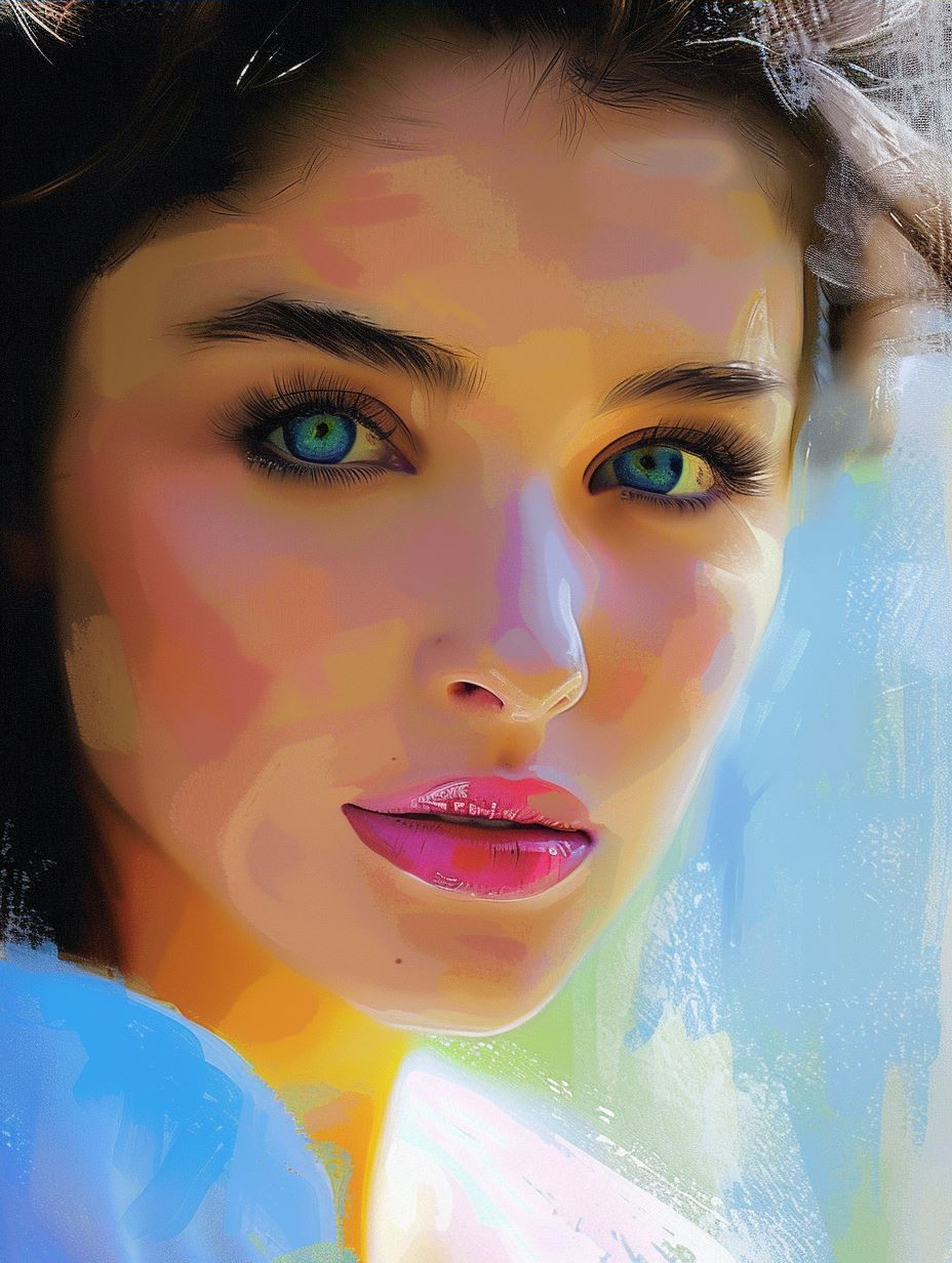 Prismatic Dream Portrait Study - Image 3