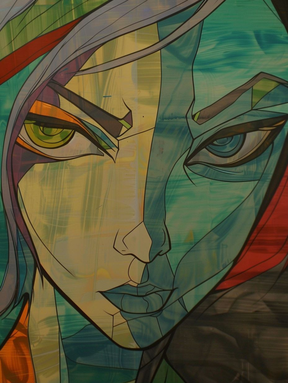 Geometric Visions of a Modern Muse - Image 1