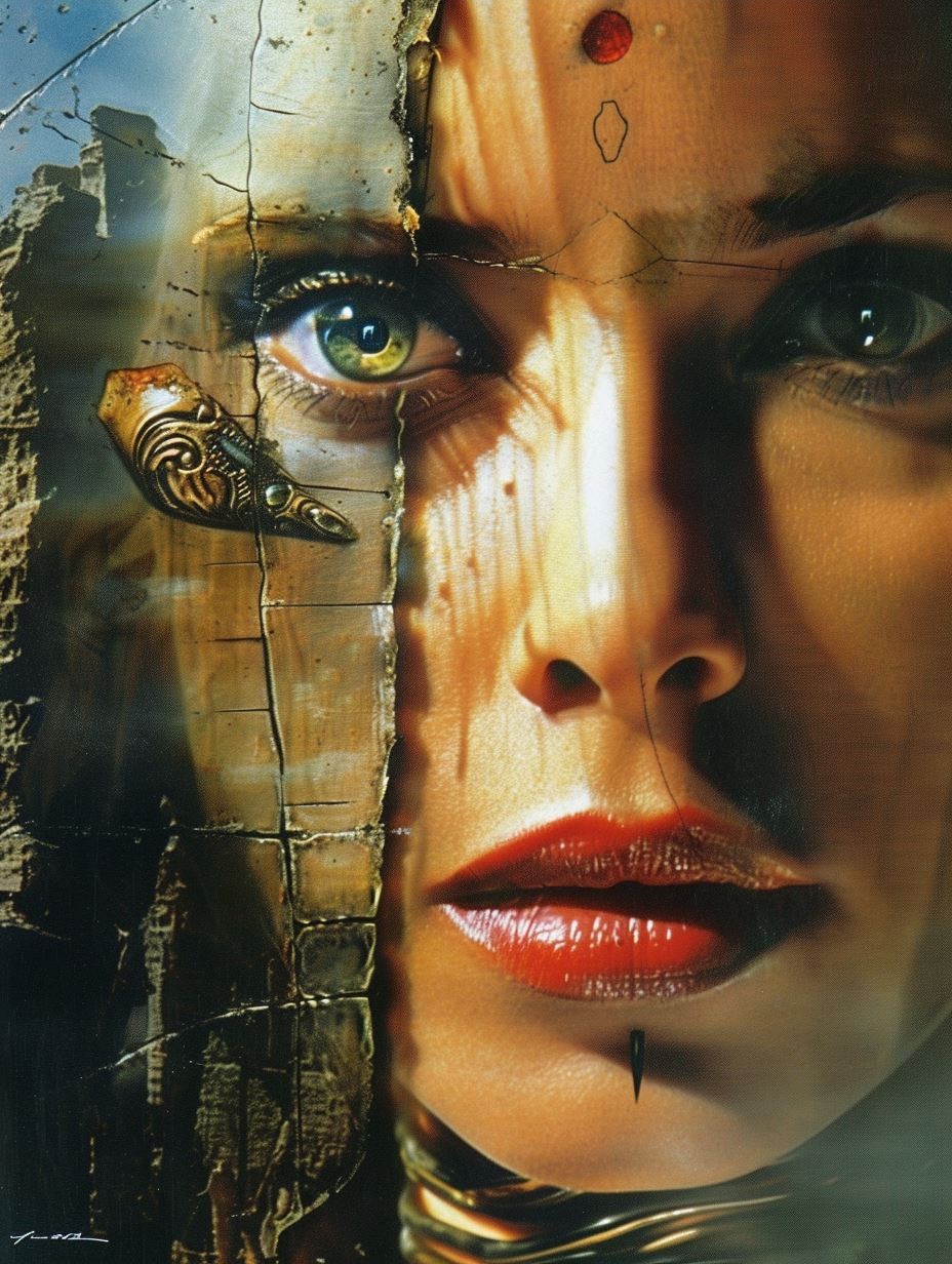 Fractured Gaze Through Glass - Image 4