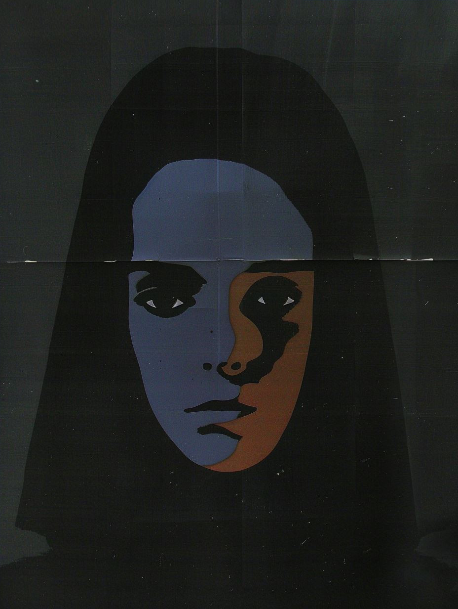 Mysterious Geometric Portrait Study - Image 4