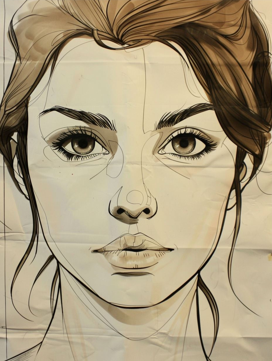 Diverse Female Portrait Art Studies - Image 3