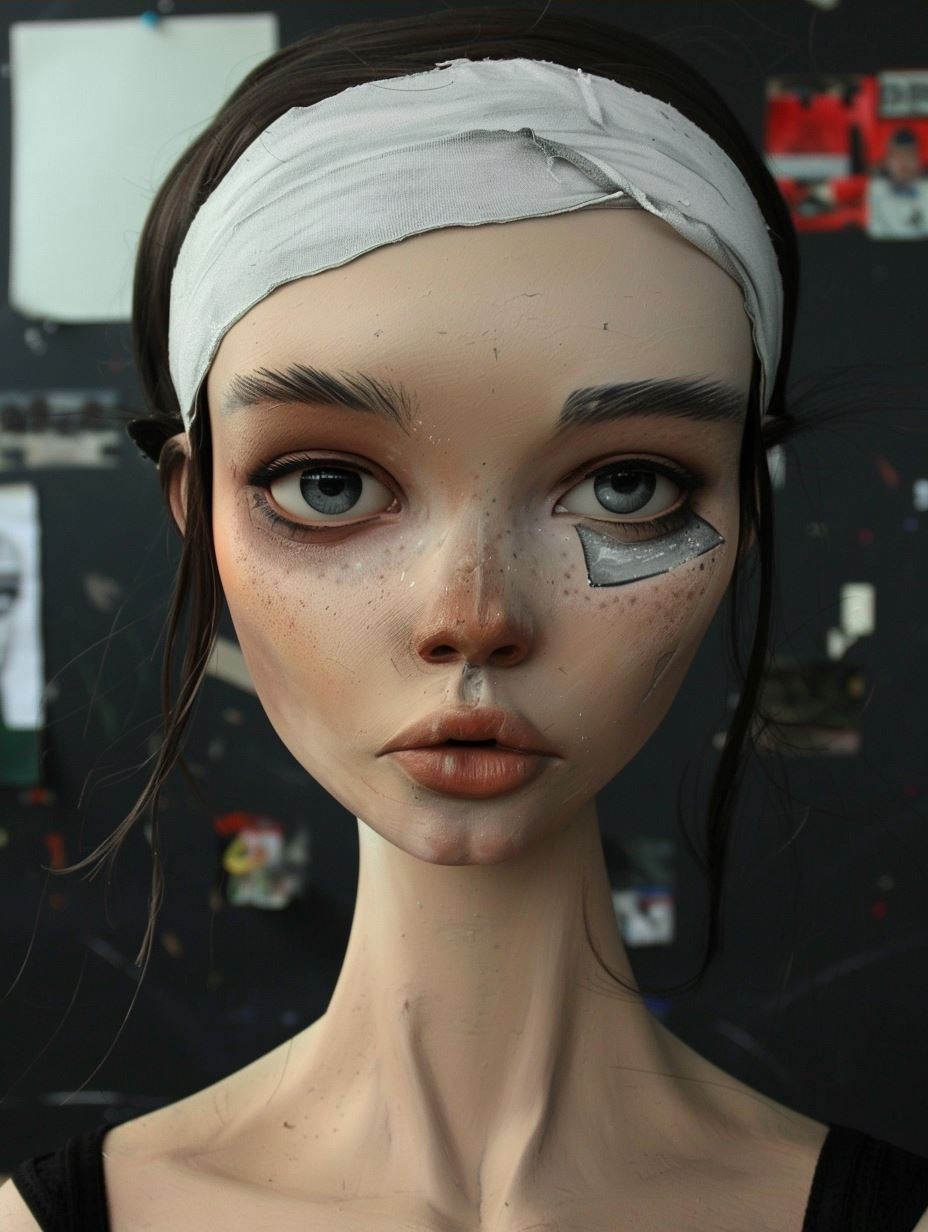 Hyper-Realistic Folded Paper Portrait - Image 4