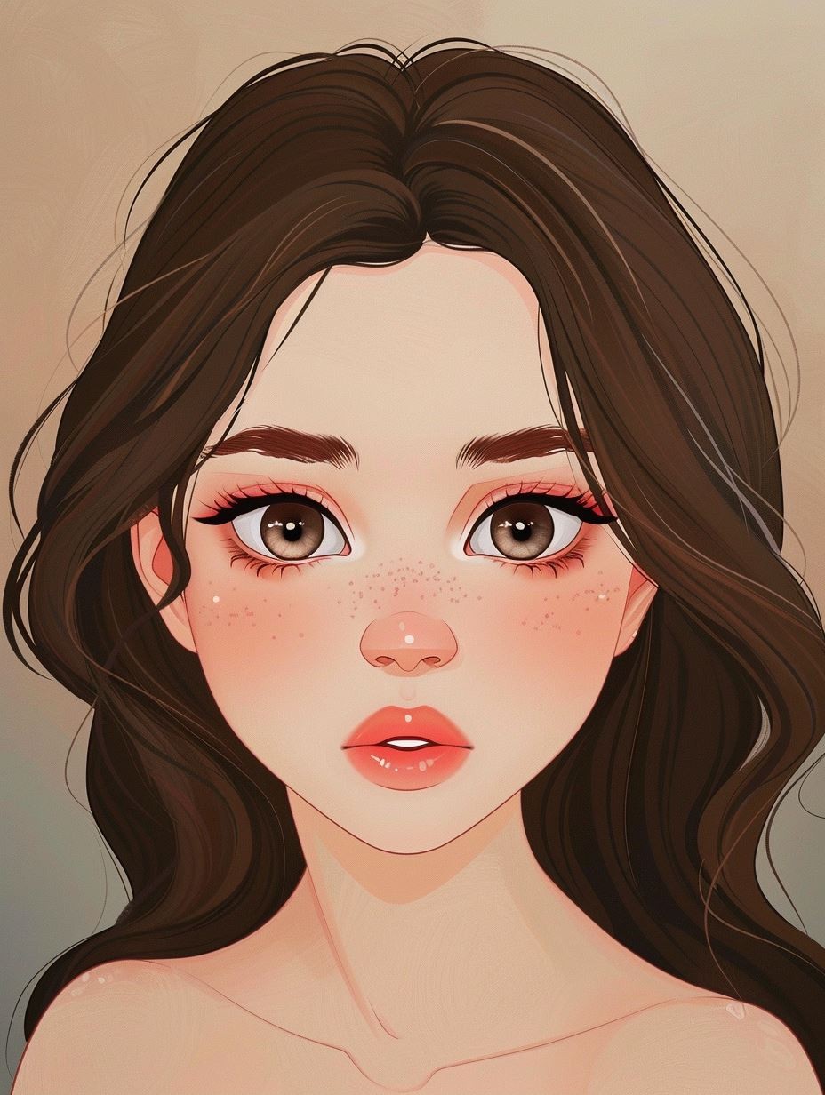 Soft Ethereal Digital Portrait - Image 1