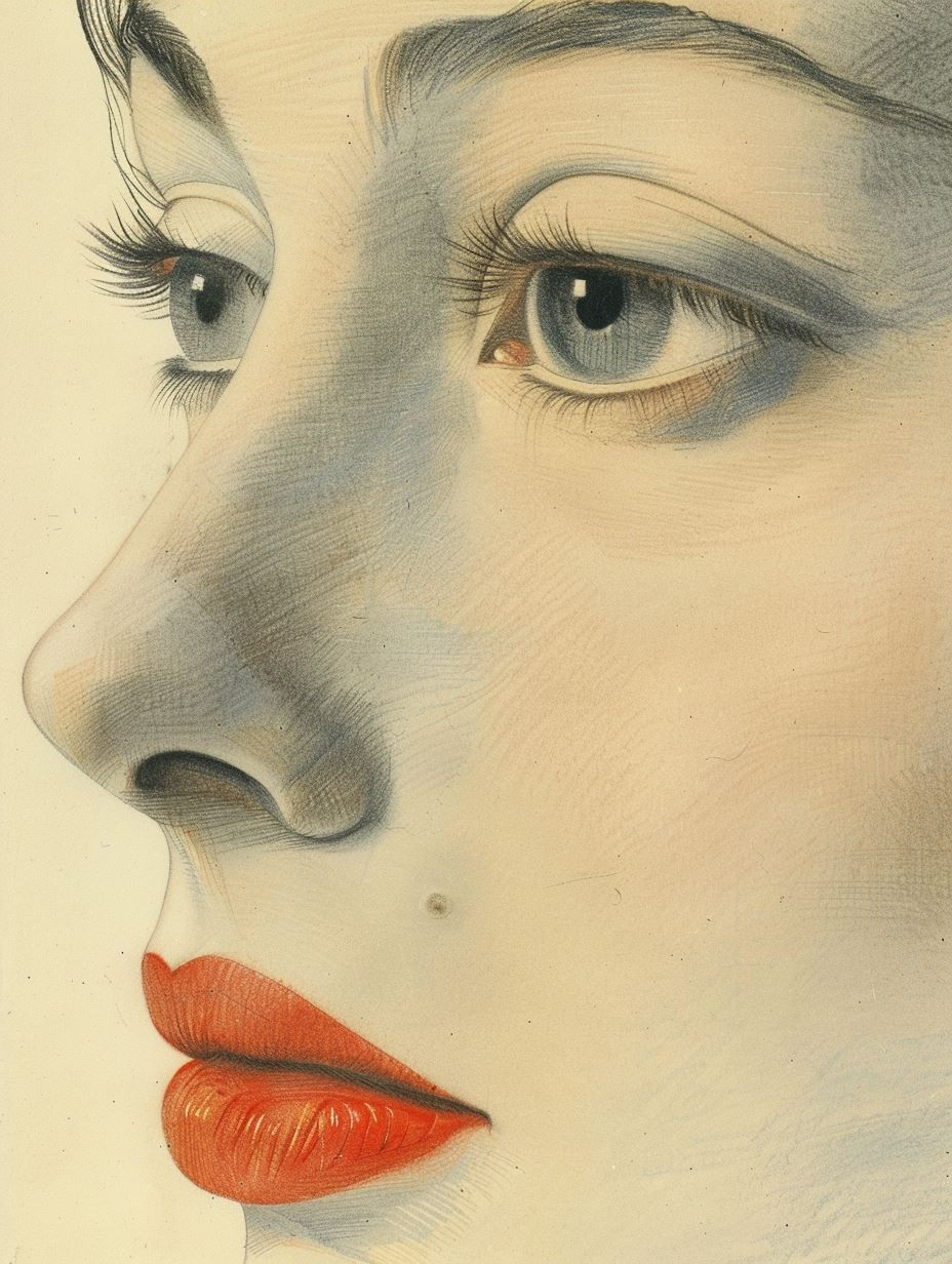 Ethereal Gazes in Colored Pencil - Image 3