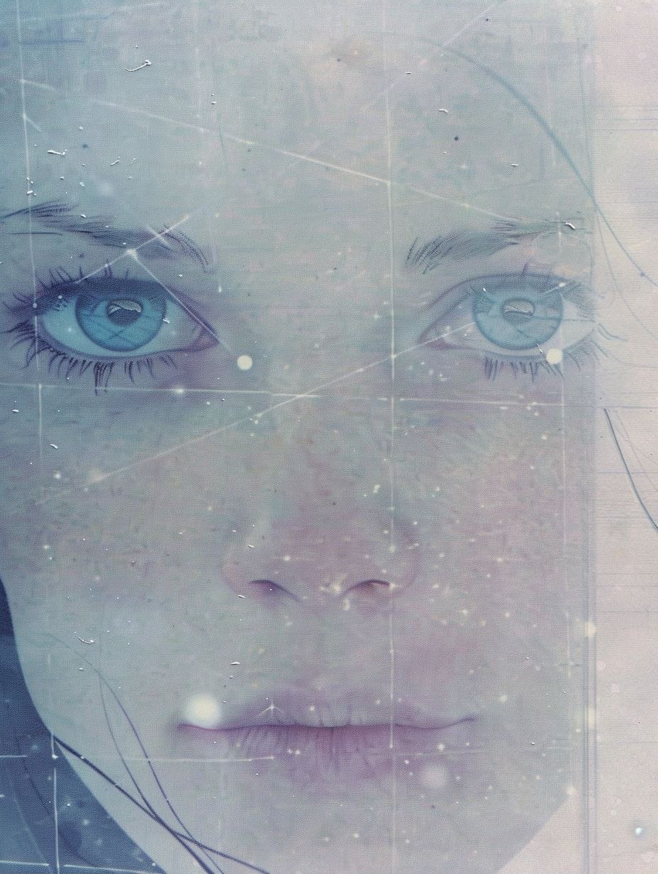 Ethereal Digital Dreamscape Portrait - Image 2