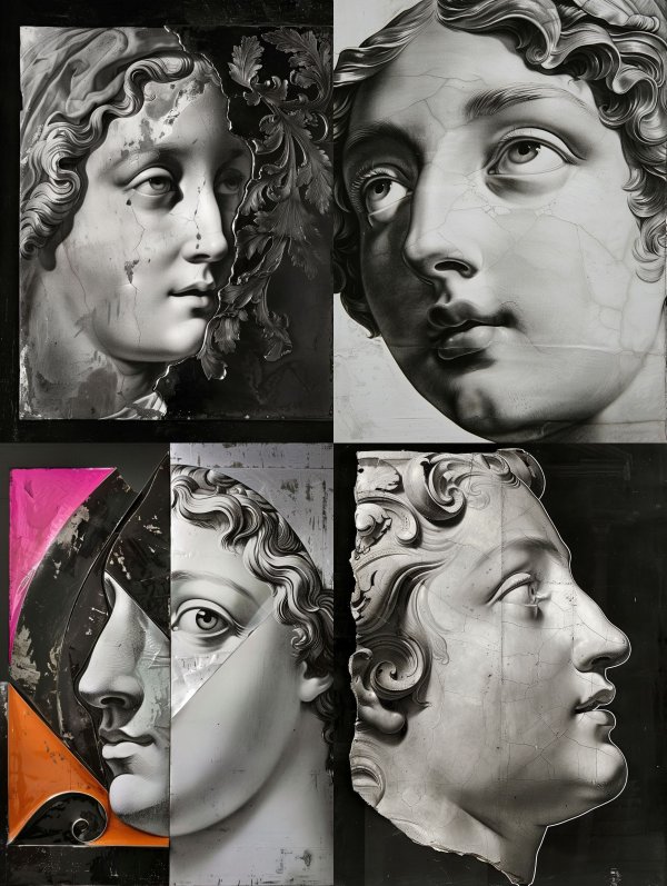 Fragmented Classical Marble Visions