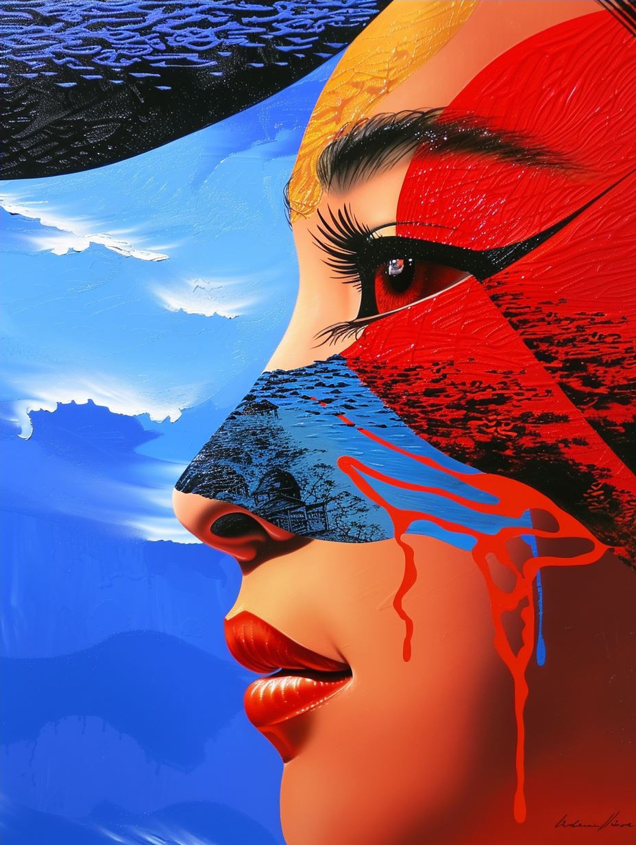 Crimson Gaze Elegance - Image 4