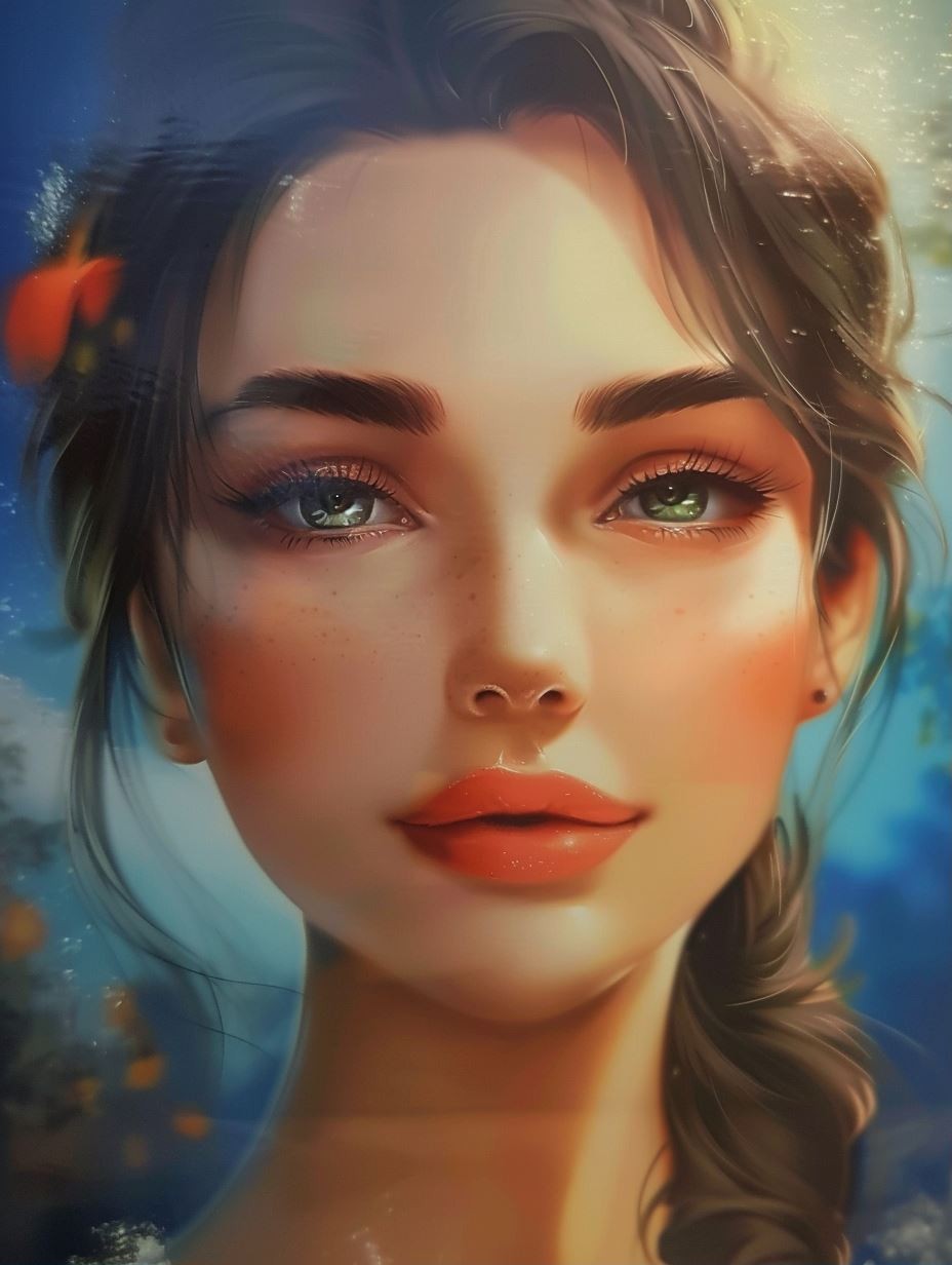 Ethereal Underwater Portrait Glow