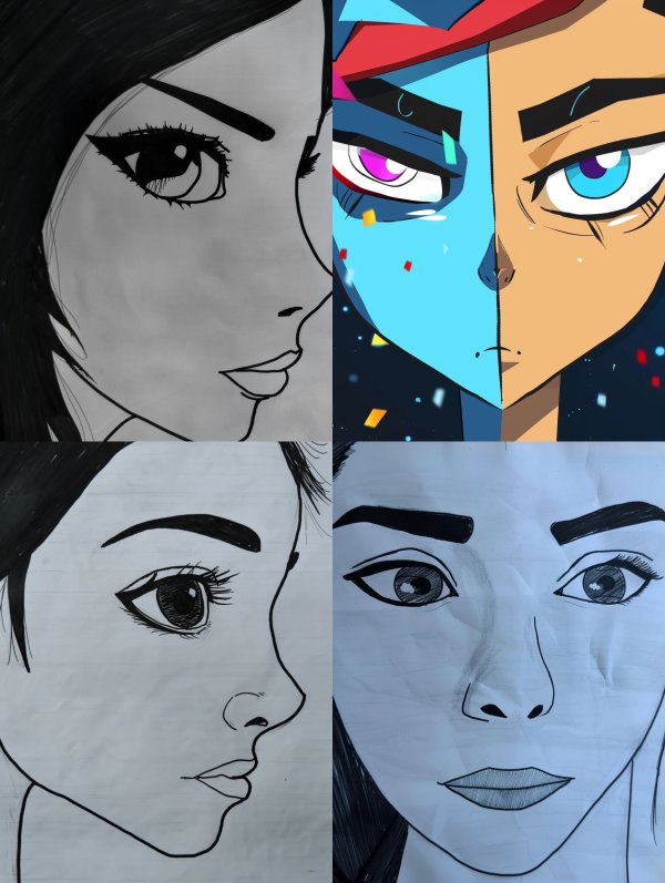 Faces of Expression: A Digital and Pencil Study