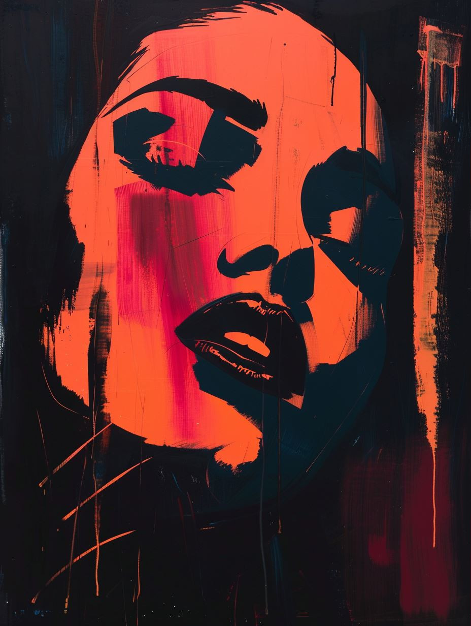 Crimson Shadows Portrait Series - Image 1