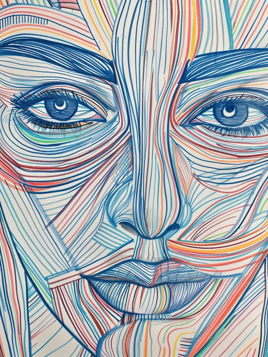 Topographic Linear Portrait Studies - Image 3