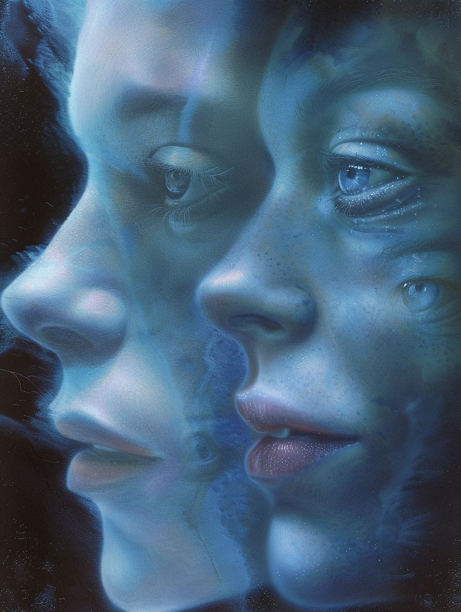 Ethereal Whispers of the Blue Mist - Image 4