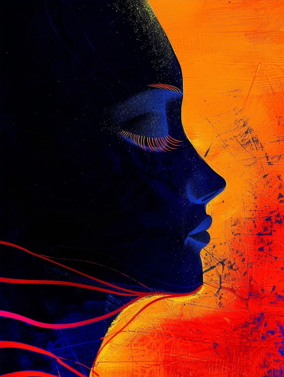 Neon Ember Ethereal Portraits - Image 4