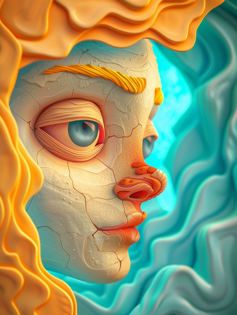 Surreal Sculpted Ethereal Portraits - Image 2