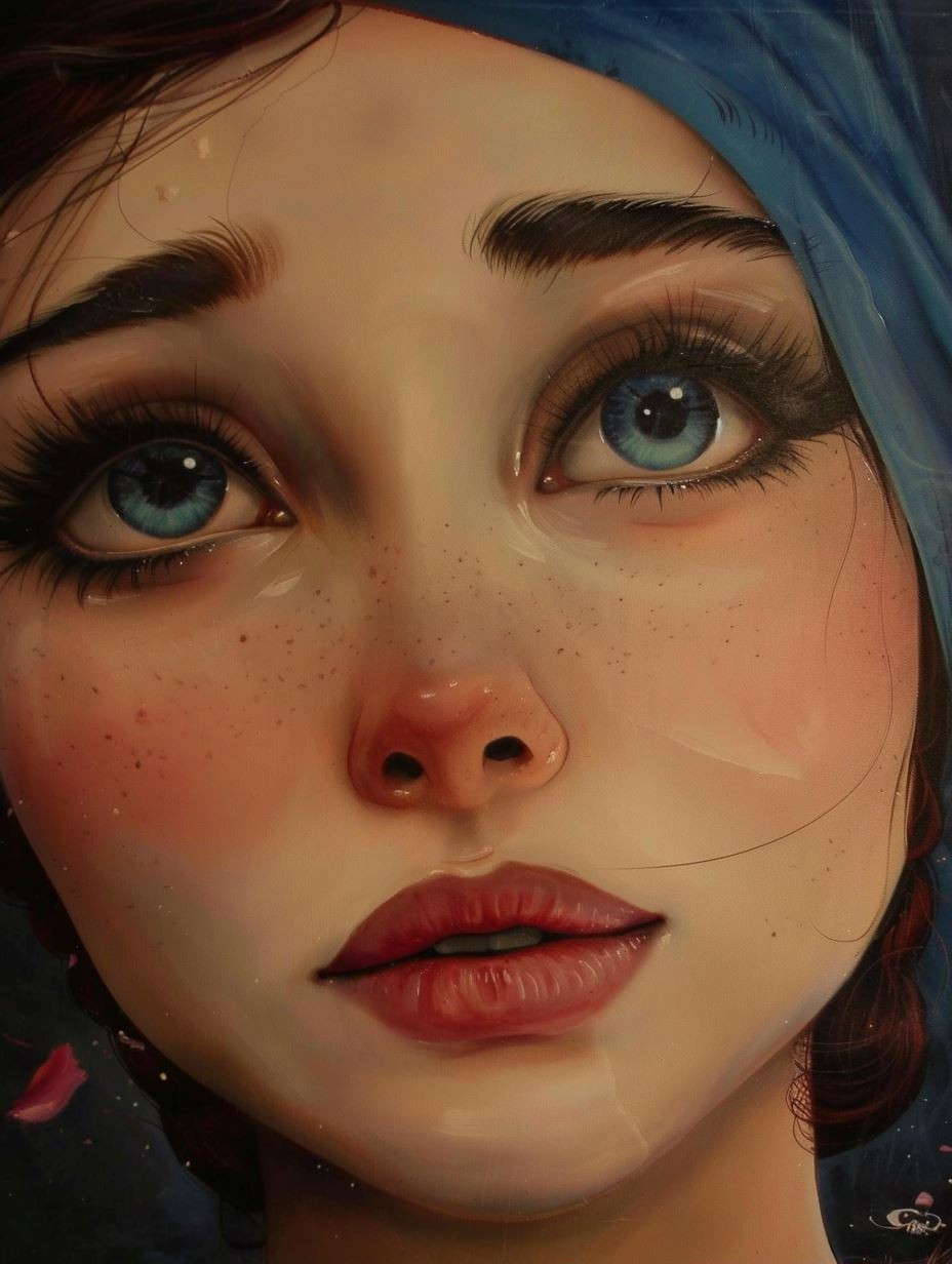 Ethereal Digital Portraiture Study - Image 2