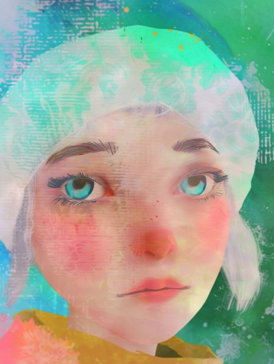 Ethereal Dreamscape Portrait Collage - Image 2