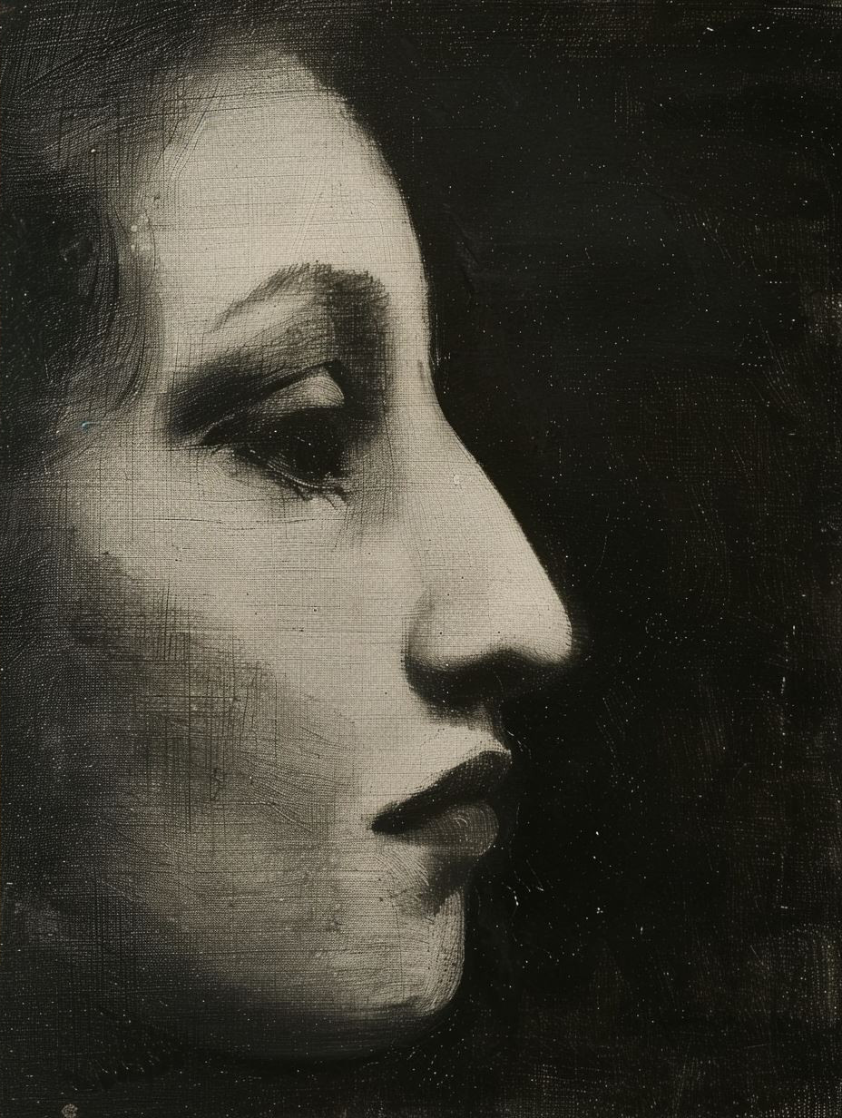 Study of Classical Melancholy Faces - Image 4