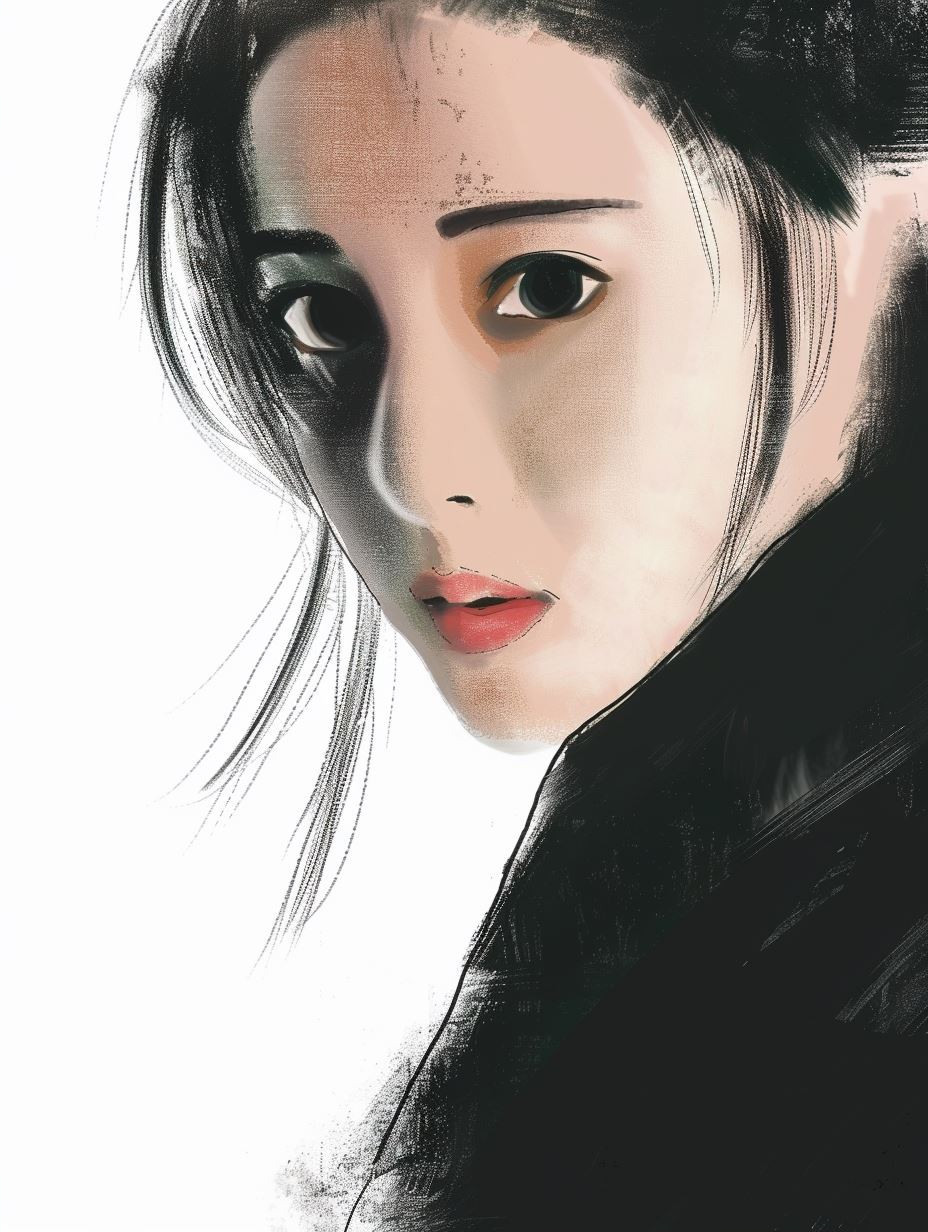 Ethereal Portraits in Soft Ink - Image 2