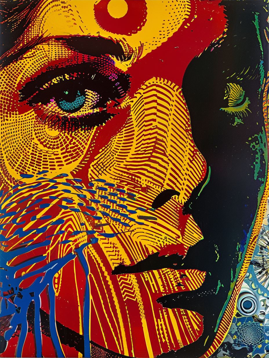 Psychedelic Tribal Portrait - Image 4