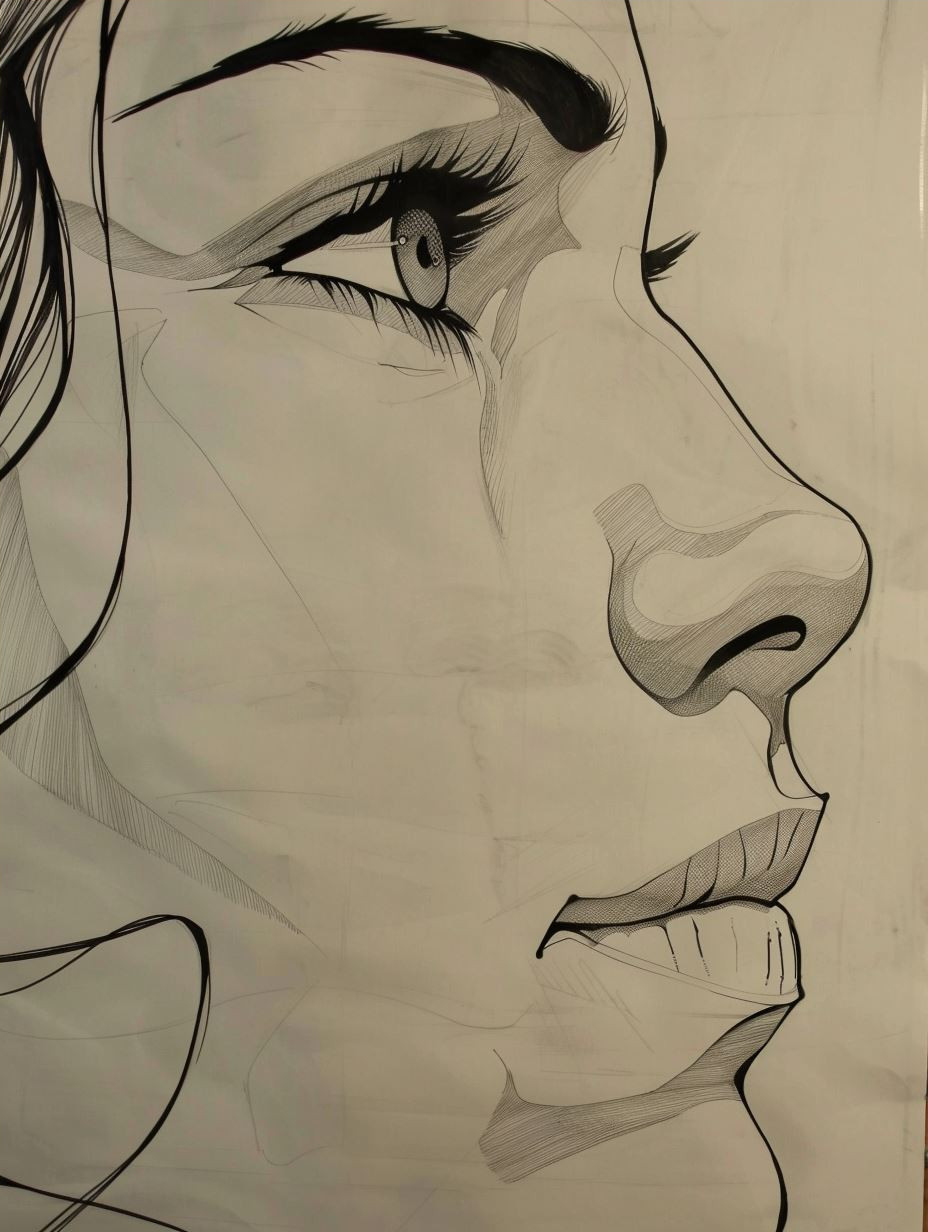 Diverse Female Portrait Art Studies - Image 4