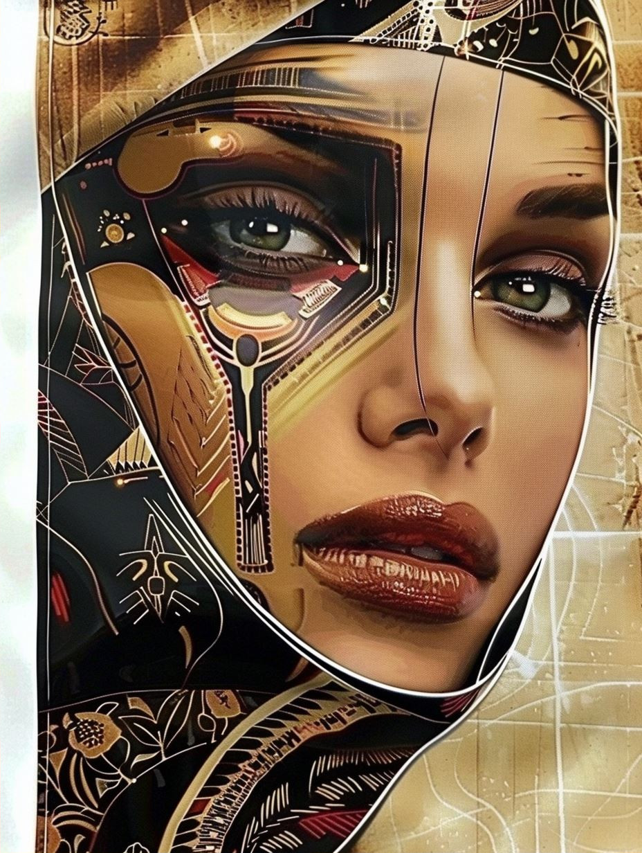Fragmented Golden Soul Portraits - Image 2