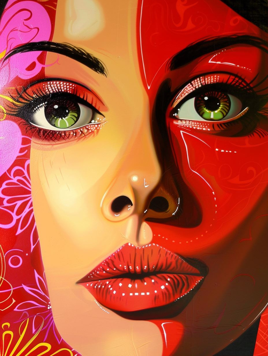 Vibrant Visions of Feminine Beauty - Image 1