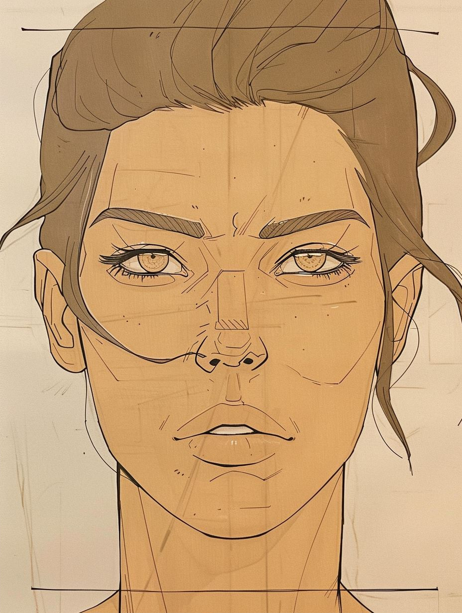 Digital Portrait Study: Four Female Faces - Image 2