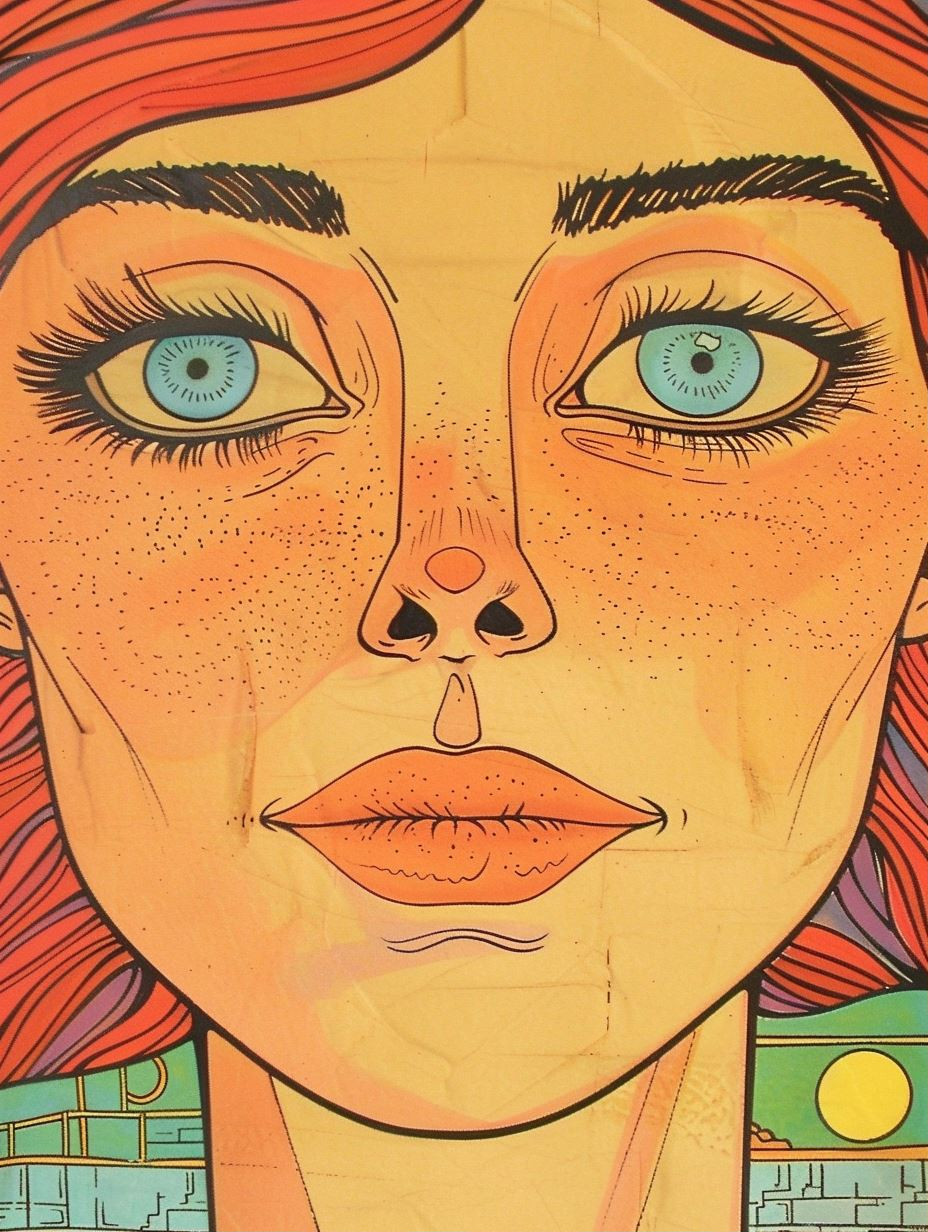 Modern Comic Portrait Study - Image 1