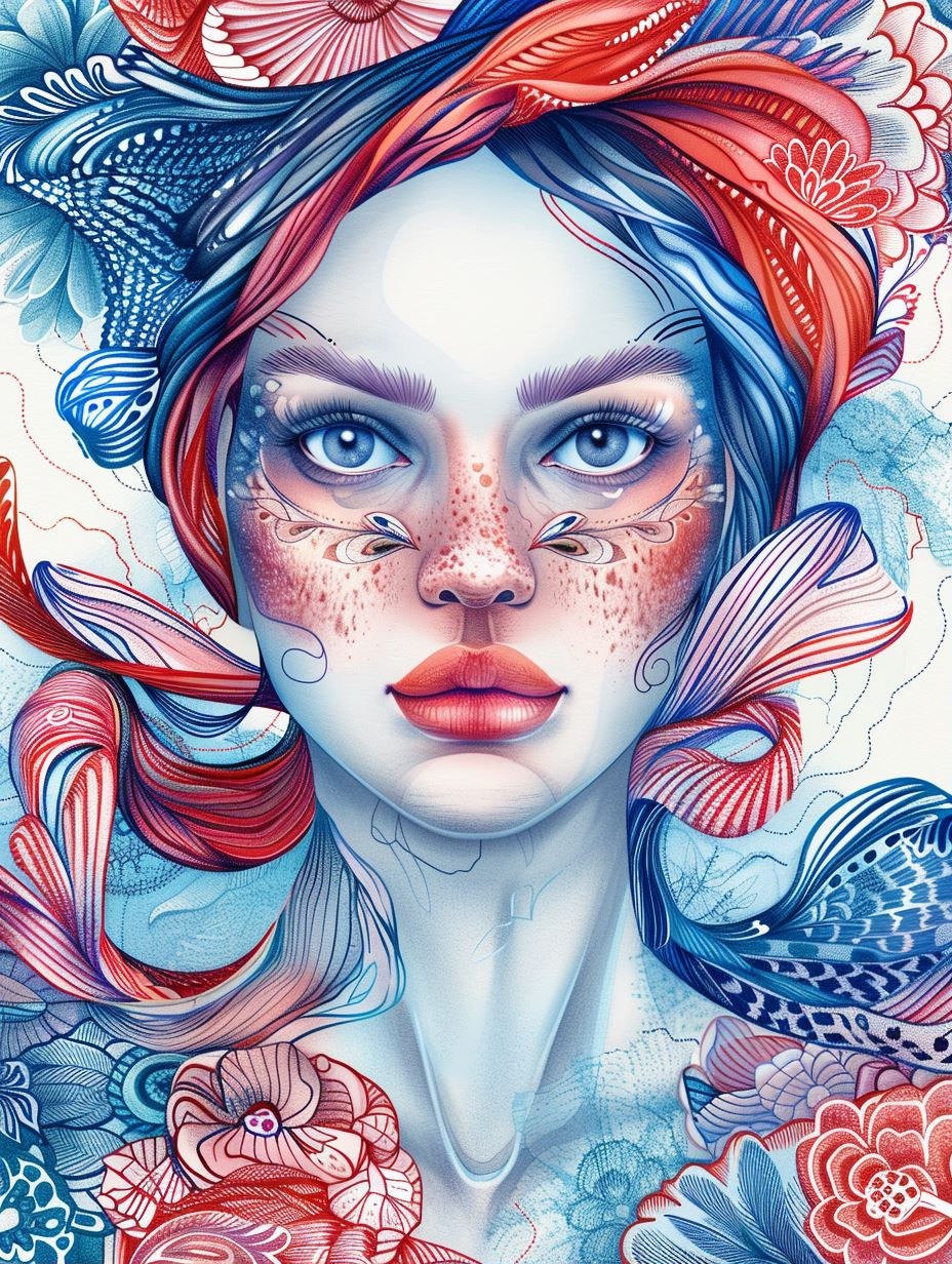 Surreal Ethereal Floral Portraits - Image 1