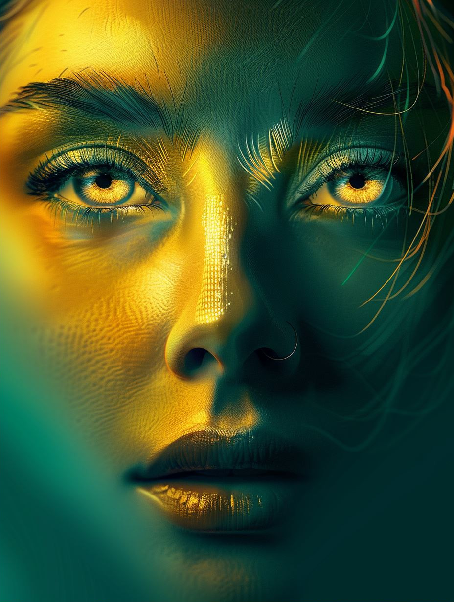 Golden Glimmer Underwater Gaze - Image 2