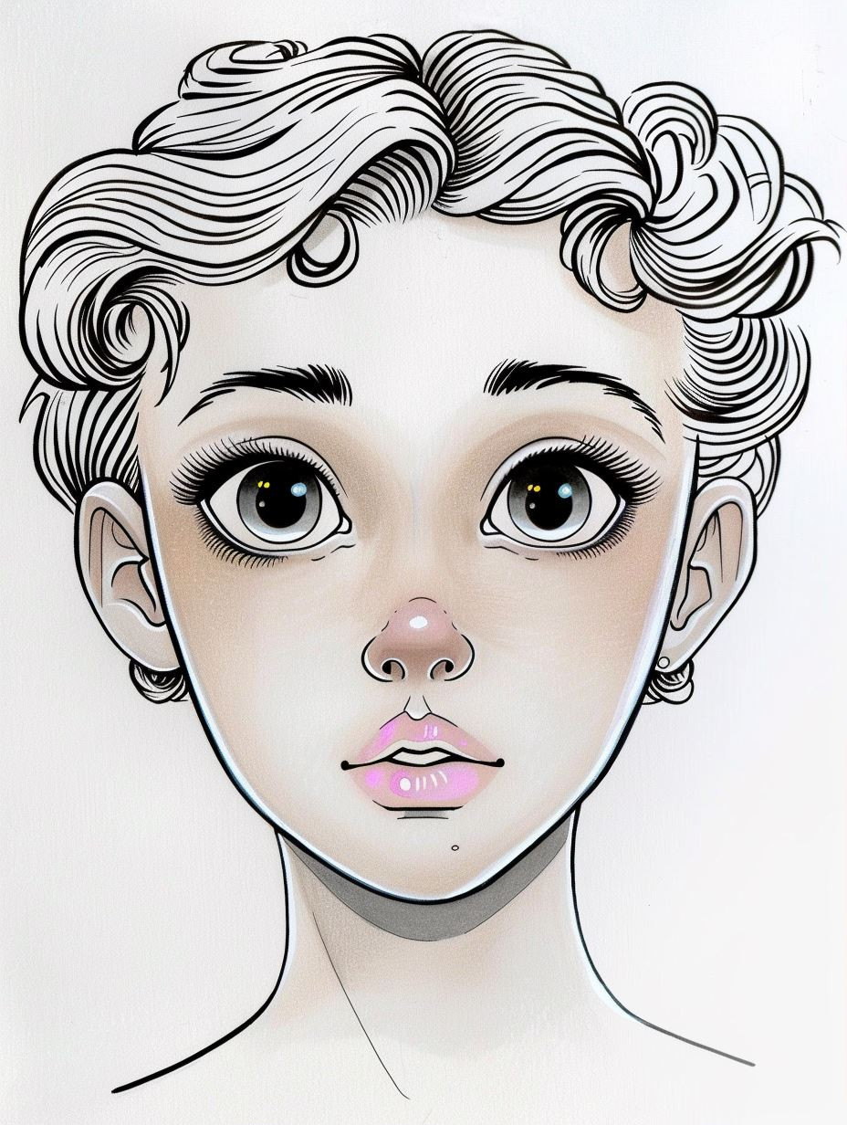 Stylized Digital Portrait Artistry - Image 1