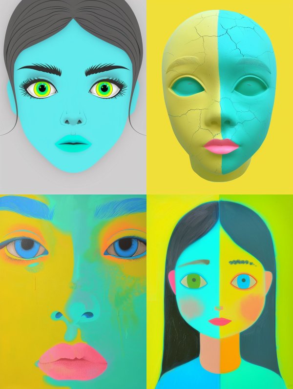 Chromatic Visions of the Human Face