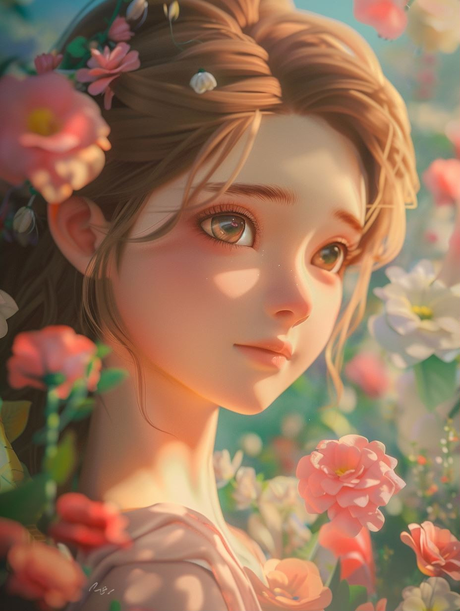 Ethereal Visions of Anime Beauty - Image 1