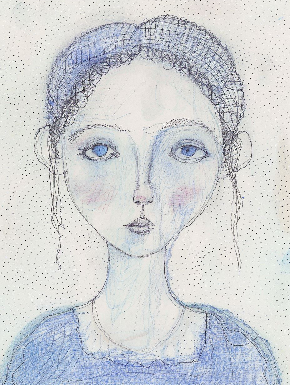 Ethereal Gaze: A Study of Four Faces - Image 3