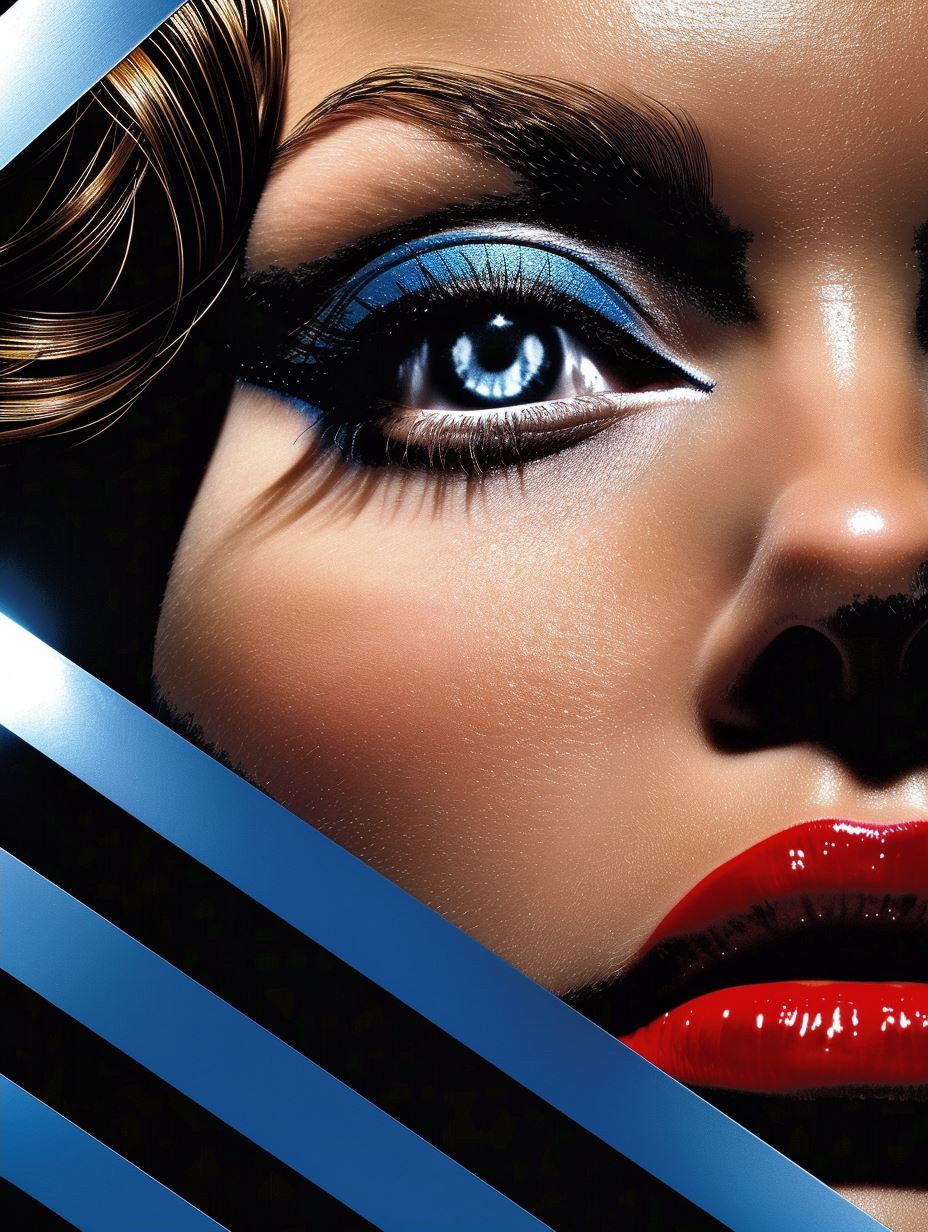 Futuristic Cybernetic Glamour Portrait - Image 2